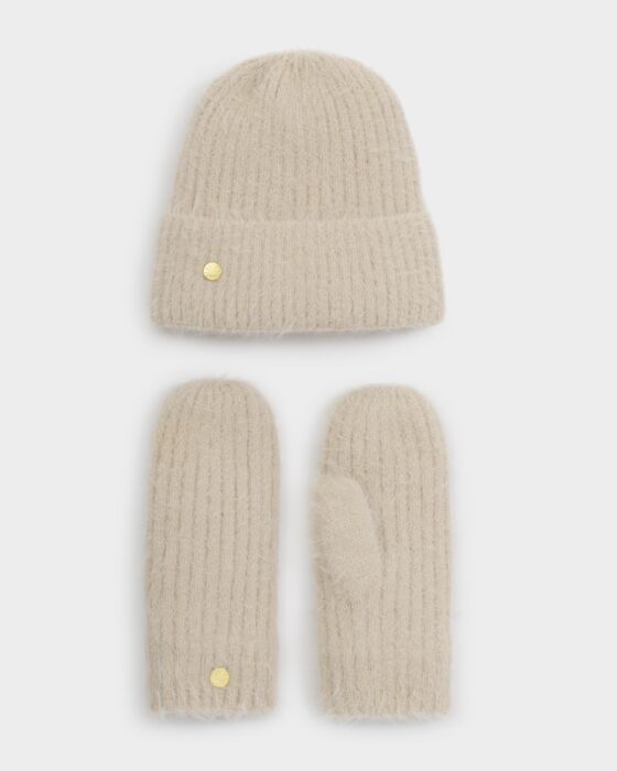 Winter Wishes Hat and Mitten Set