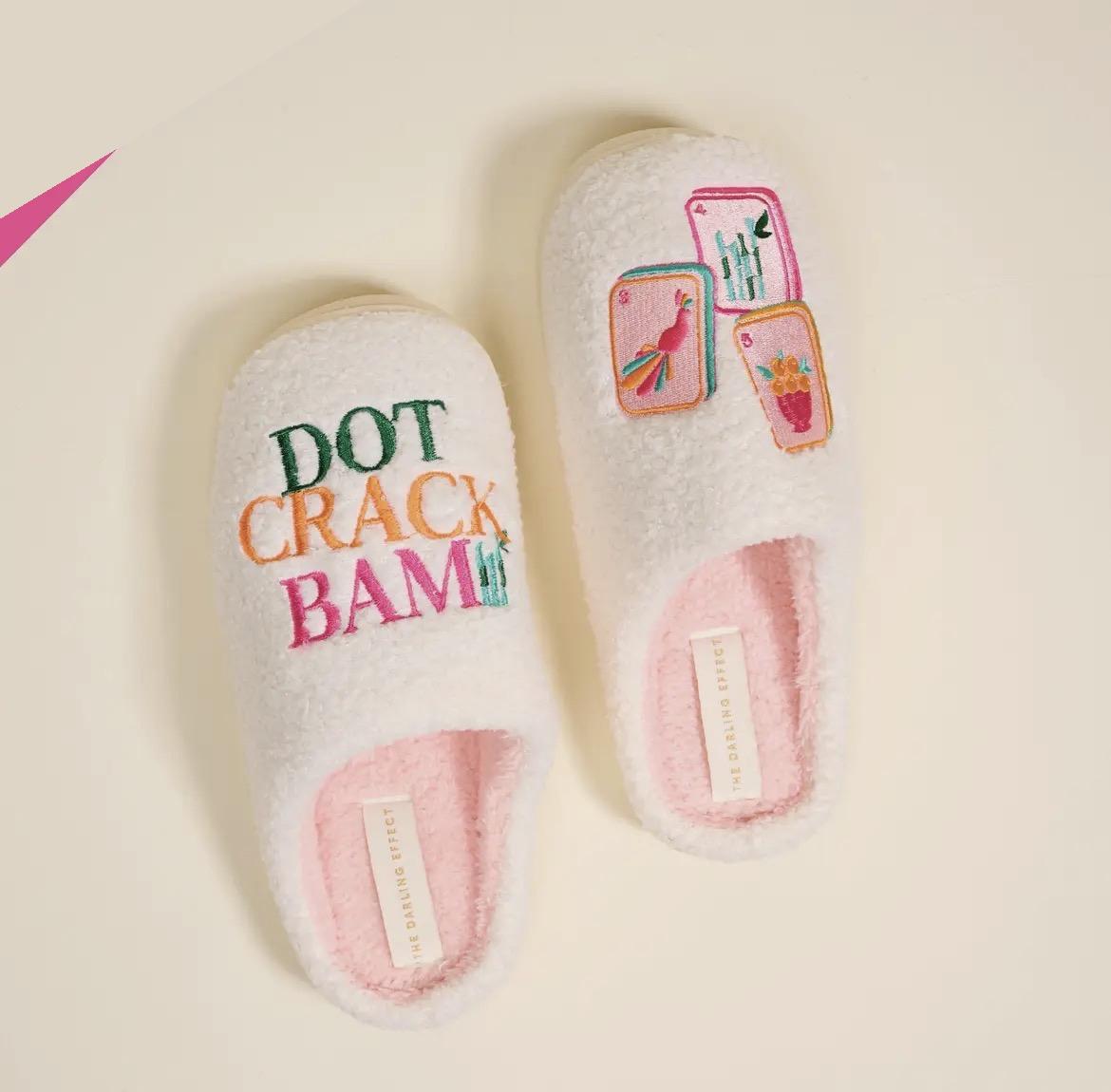 Fuzzy Slippers–Dot Crack Bam