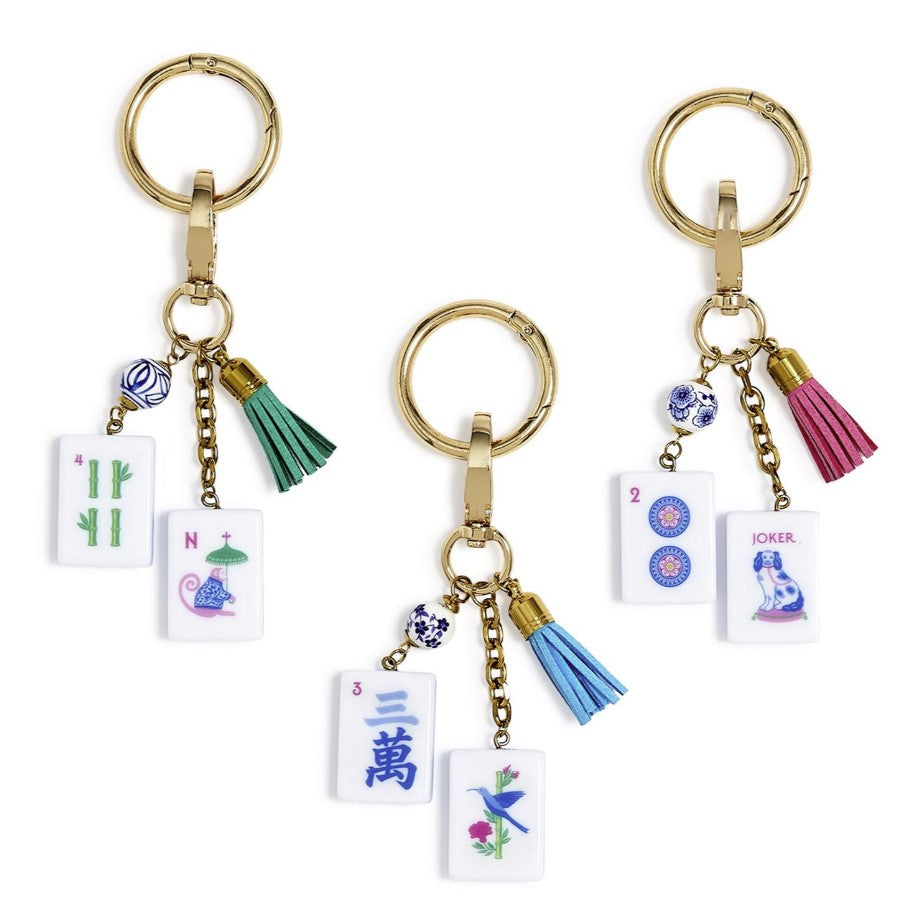 Pagoda Party Mahjong Bag Charms