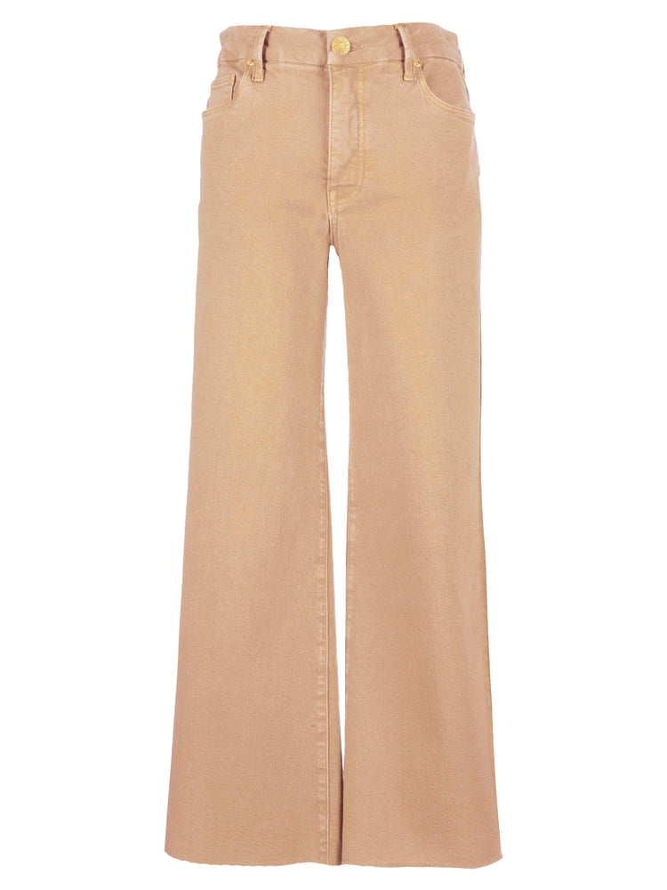 Kut From The Kloth: Meg High Rise Wide-Leg Raw Hem Jeans