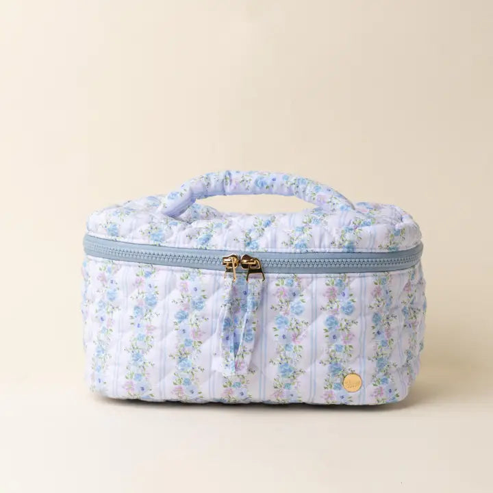 Glam & Go Quilted Cosmetic Bags