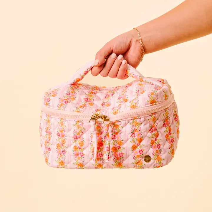 Glam & Go Quilted Cosmetic Bags