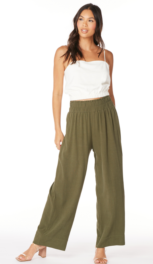 Pull On Wide Leg Pants