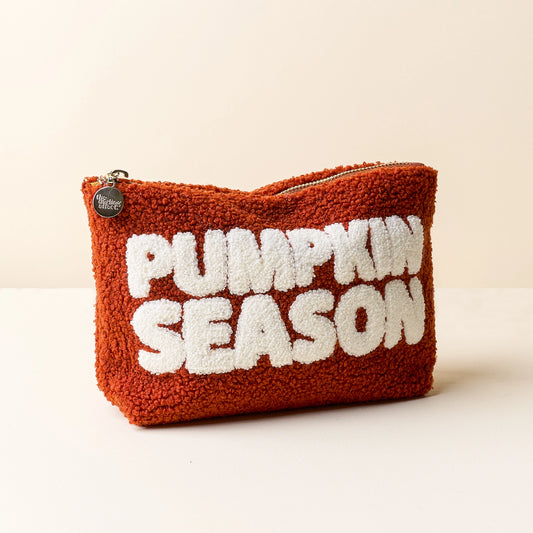 Pumpkin Season Teddy Pouch