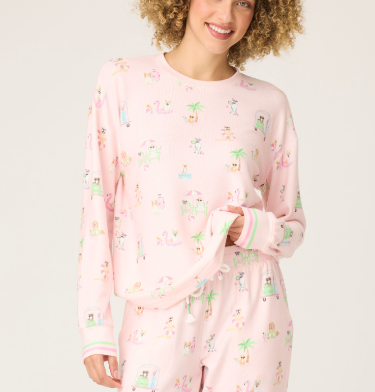 PJ Salvage Pupcation Long Sleeve Top