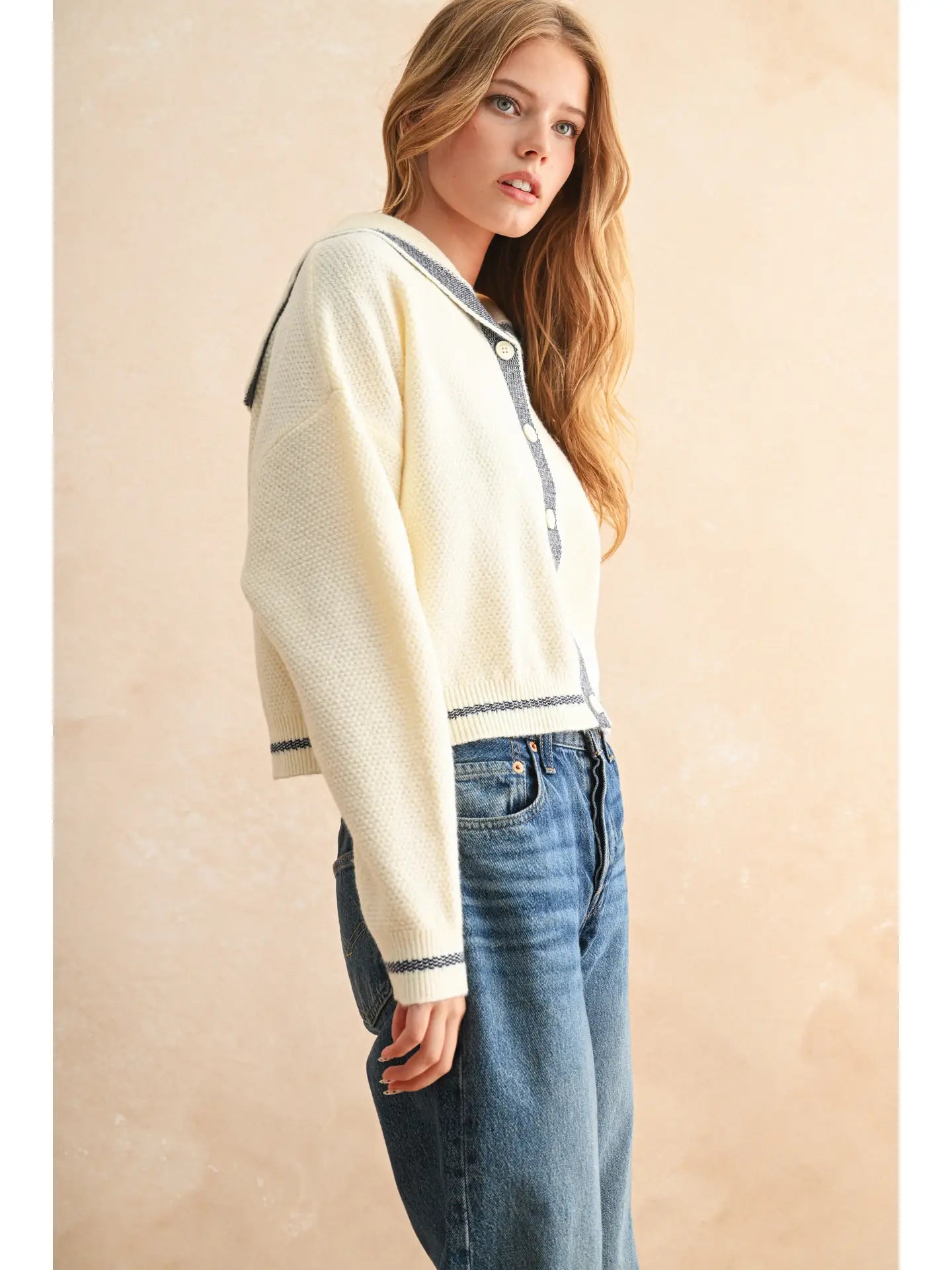 Estee Sailor Style Cardigan