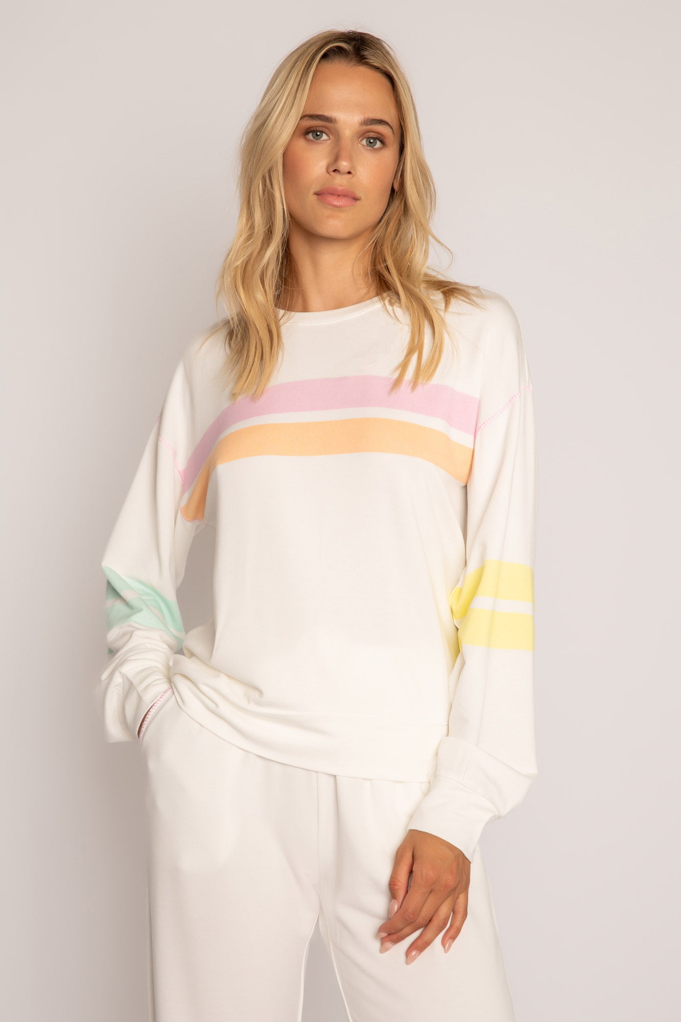 Shine Bright Long Sleeve Pajama and Lounge Top