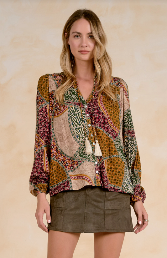 Sienna Multi-Color Blouse
