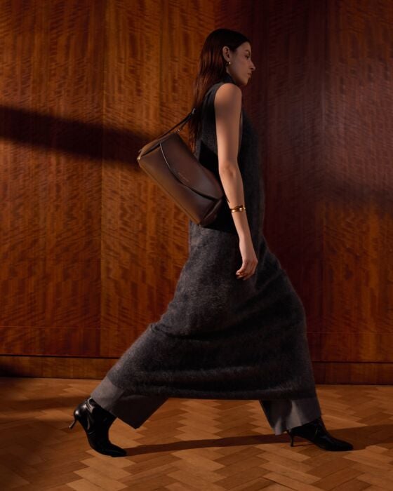 Sloane Shoulder Bag in Dark Chocolate