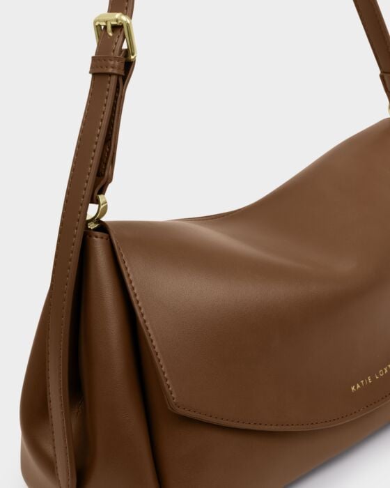 Sloane Shoulder Bag in Dark Chocolate