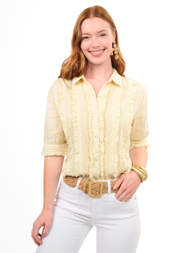 Marion Tuxedo Gauze Shirt