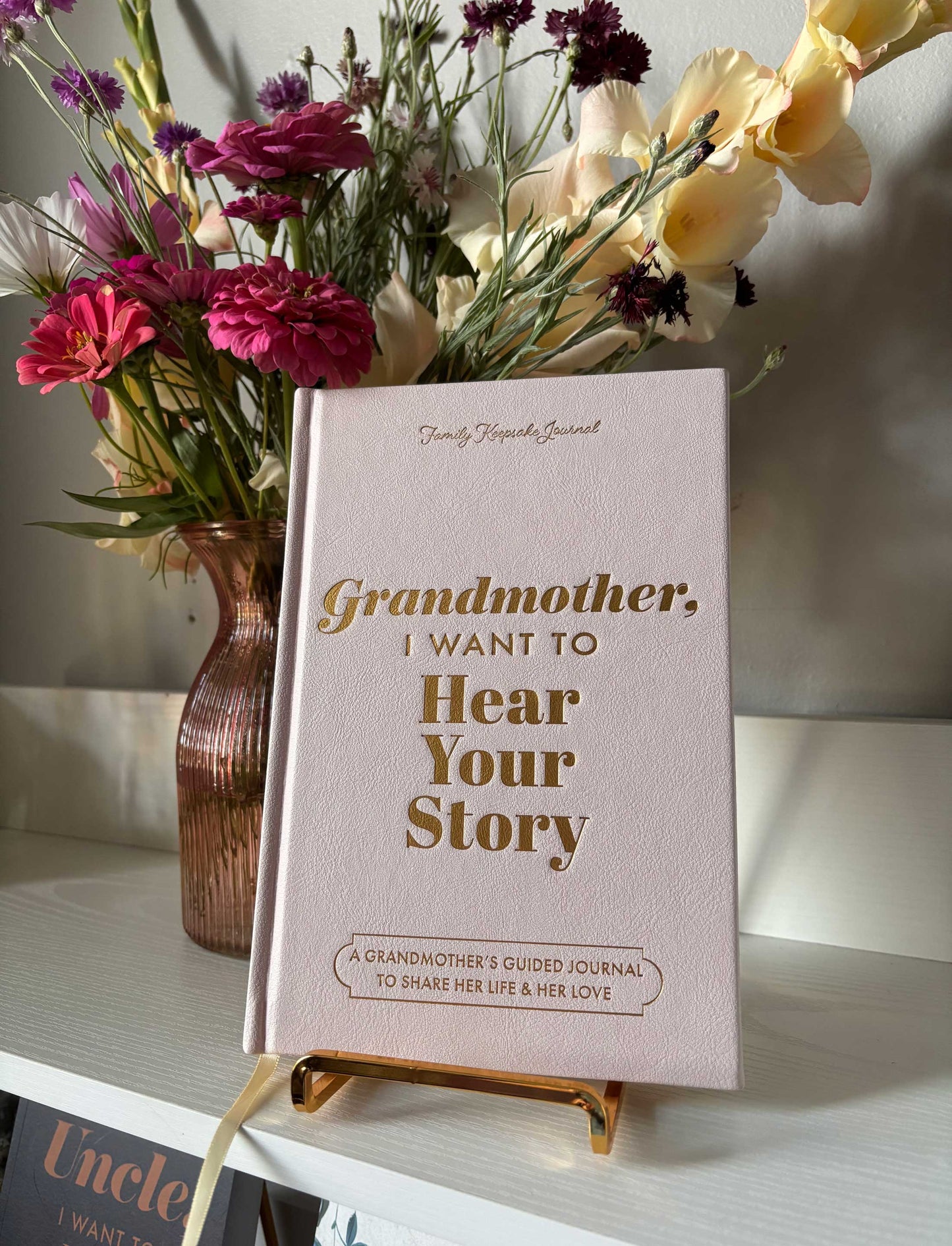 Grandmother, I Want to Hear Your Story Heirloom (Light Rose Color Version)