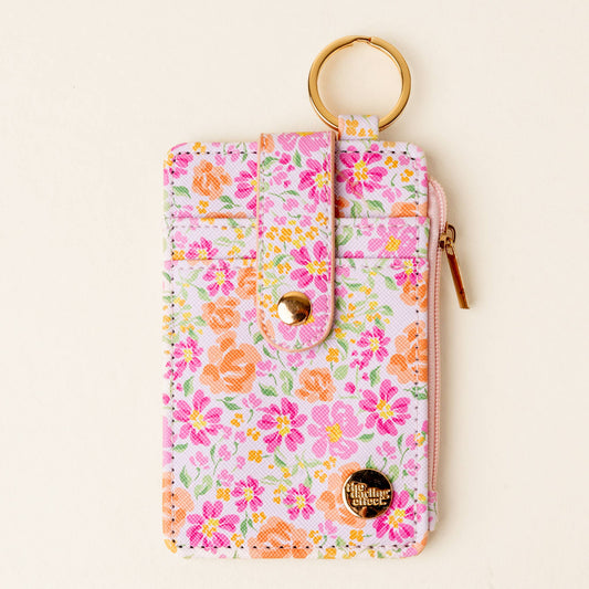 Keychain Wallet-Secret Garden Pink