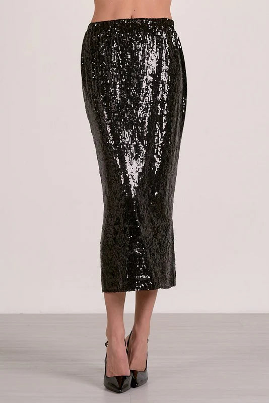 Hannah Sequined Midi Skirt