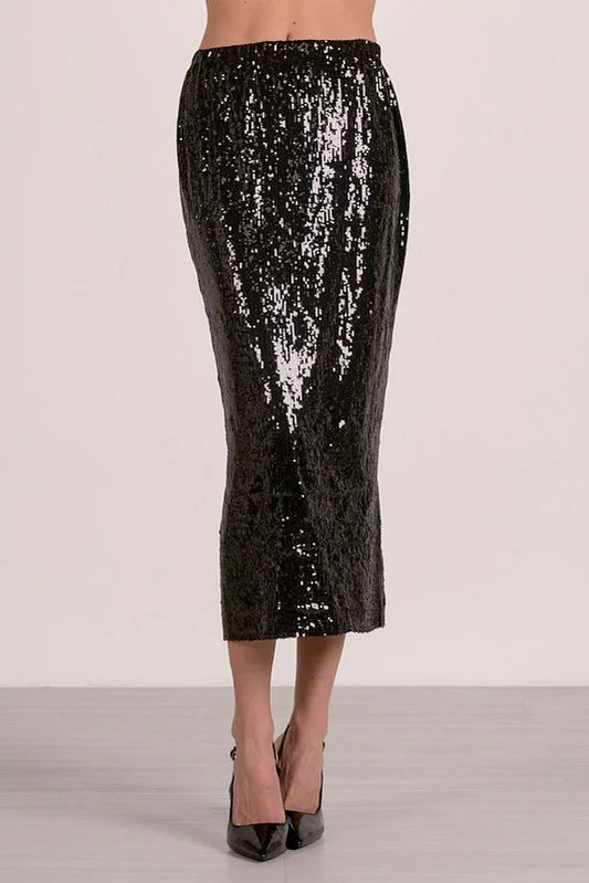 Hannah Sequined Midi Skirt