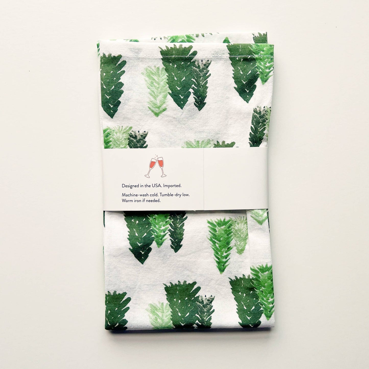 Forest Trees Kitchen Towel | Christmas Tea Towel