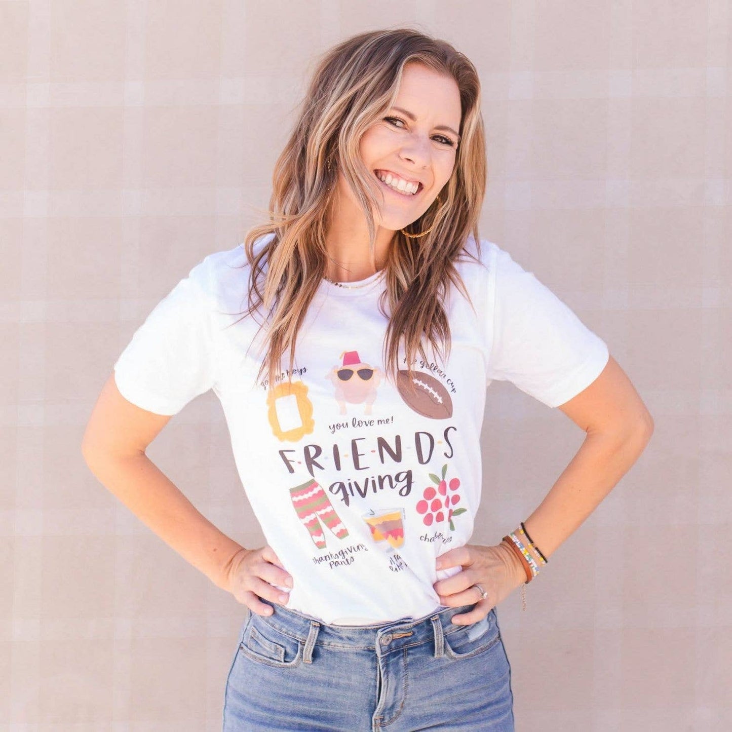 Friendsgiving - Pippi Tee - White