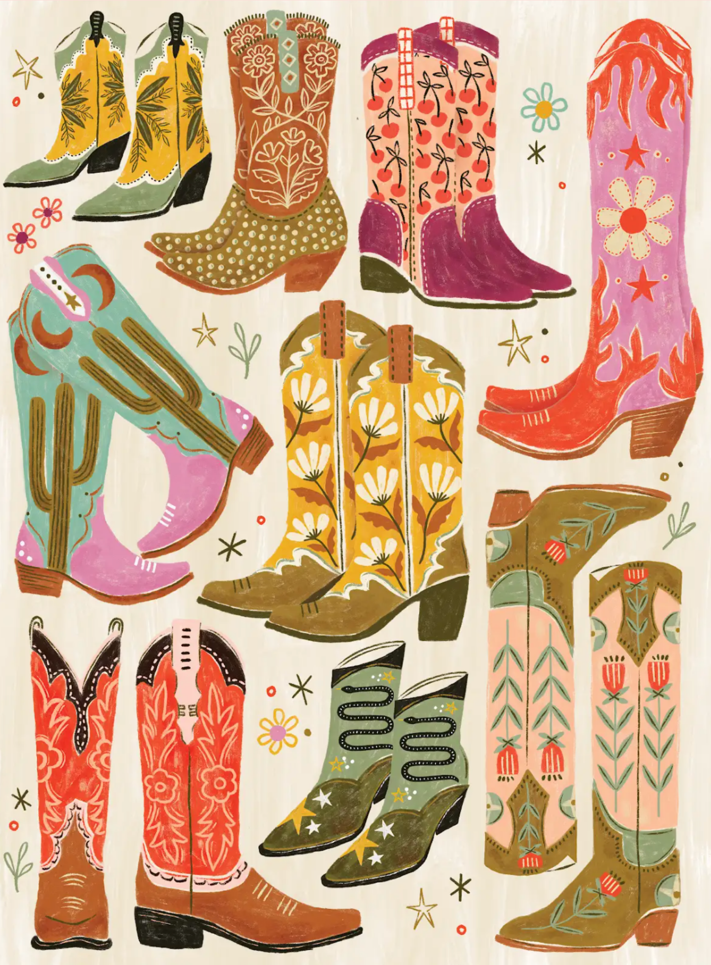 Boot Scootin' Boogie! Western Cowboy Boot Puzzle