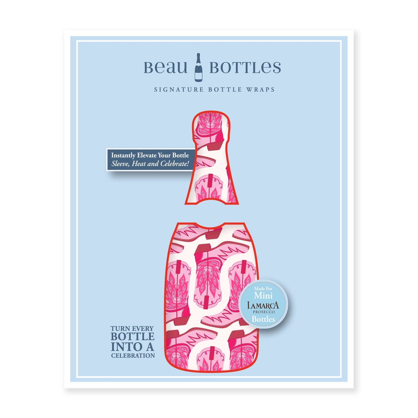 Beau Bottles Cowgirl - MINI Prosecco Collection - Six Pack