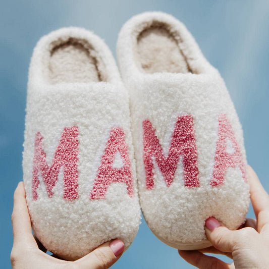 Pink MAMA Mother's Day Slippers