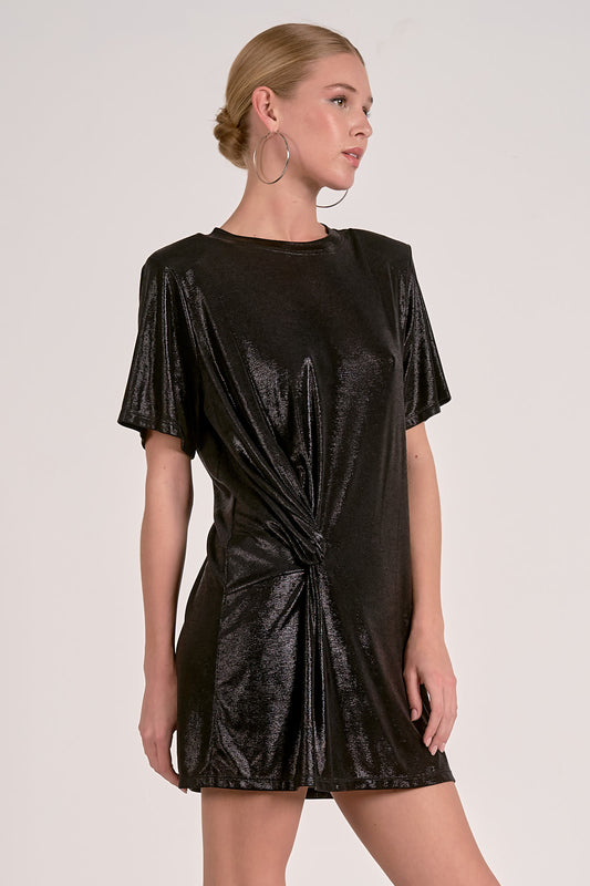 Eliese Knotted Mini Dress