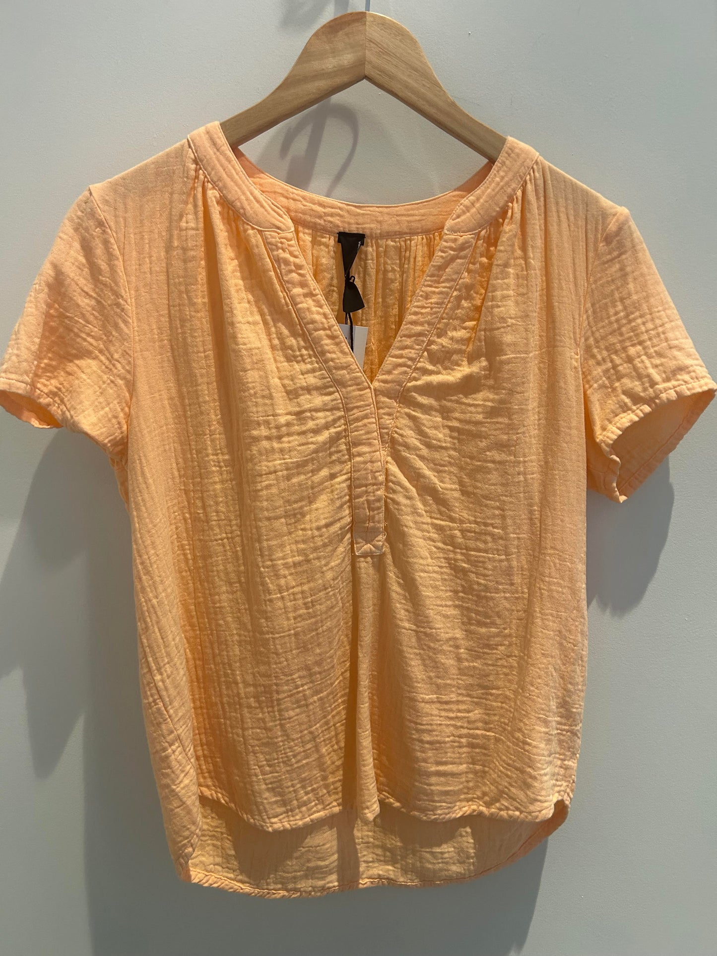 Bobi Coral Sands Split Neck Top
