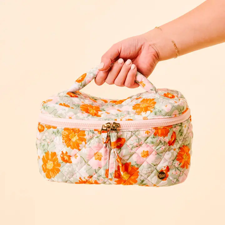 Glam & Go Quilted Cosmetic Bags