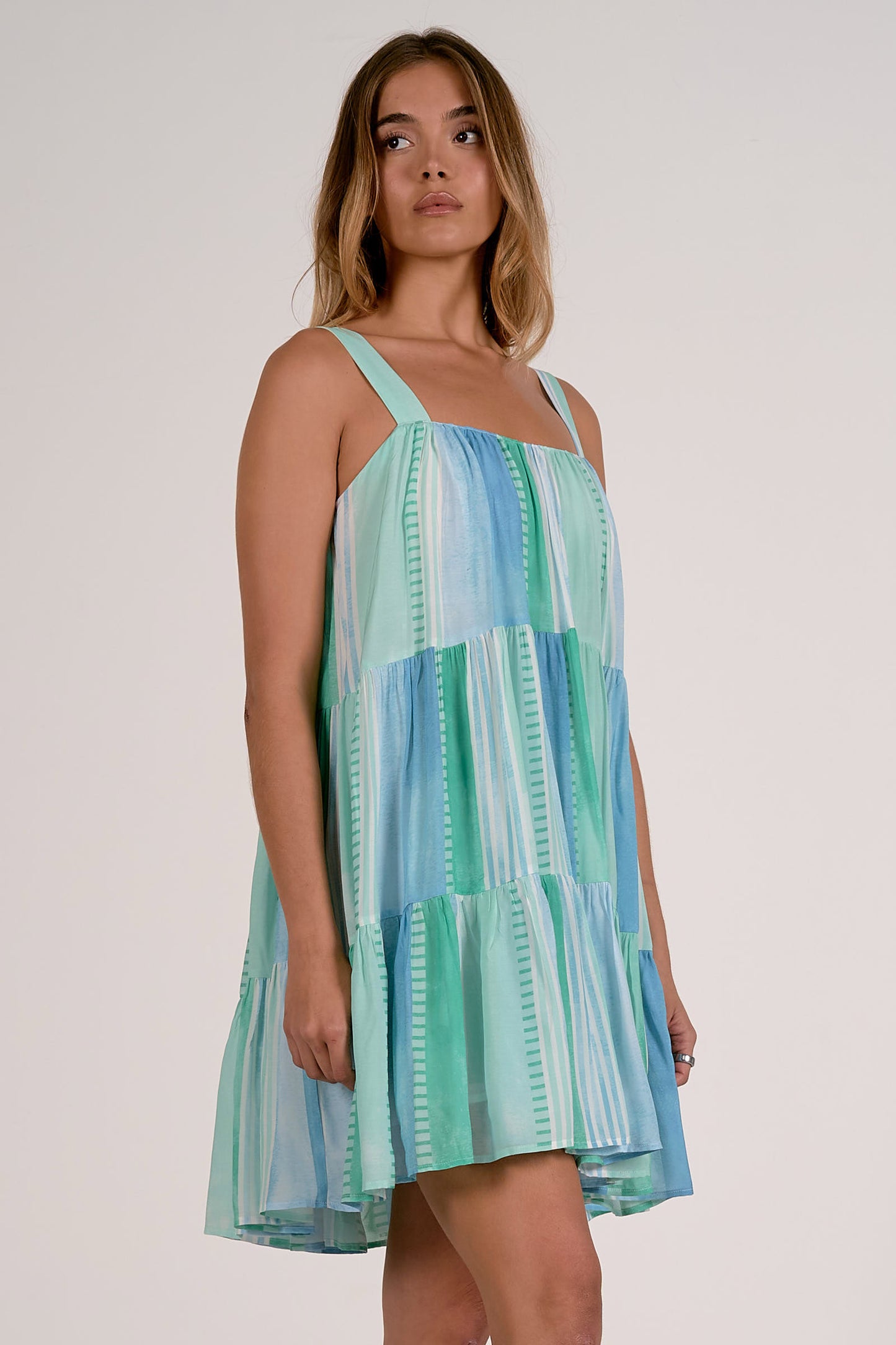 Melanie Tiered Mini Dress