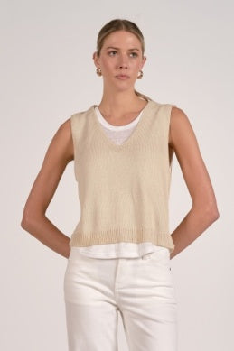 Sly Layered Tank Sweater
